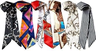 kcctoo 2/6/10Pack Scarf Bags for Women Handbag Scarfs Band Hair Neck Scarves Fashion Gifts