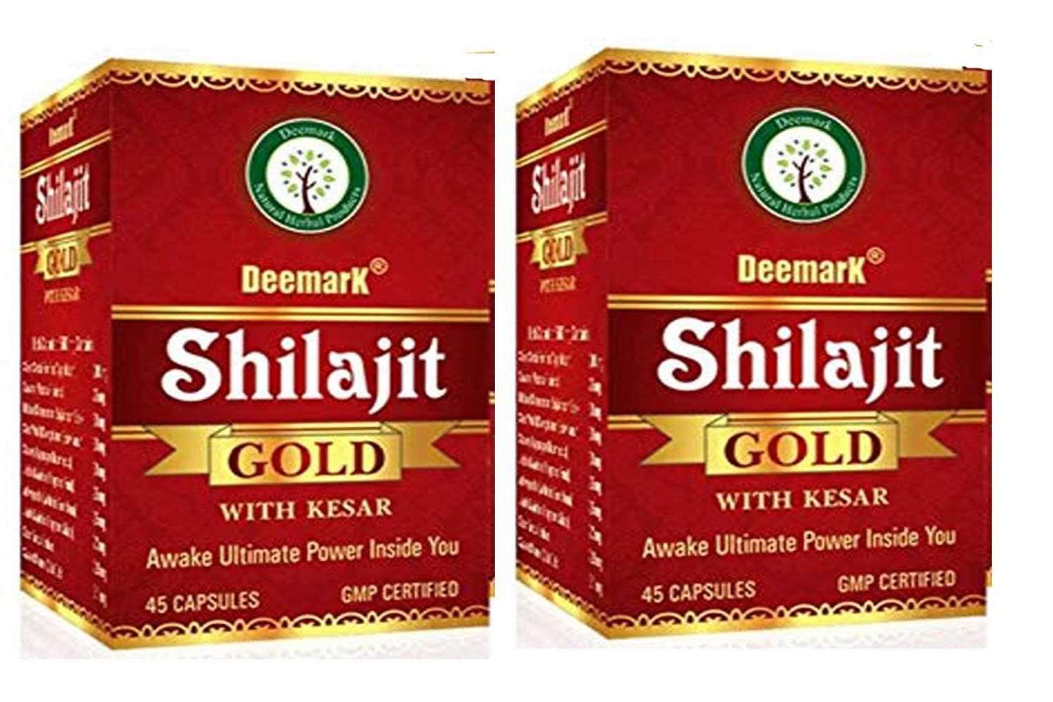 deemark shilajit Capsules 45x2 Pack