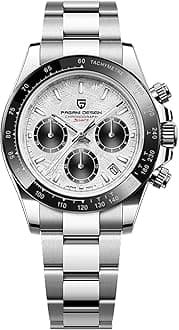 Pagani Design Mens Sapphire Glass Chronograph Stainless Steel Waterproof Luminous Watch Japanese Movement Men Quartz Watch for Men