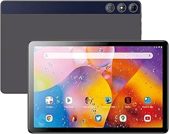 C idea 10" Smart Tablet CM8500 Plus, Android Kids Computer Tab, Dual SIM 5G LTE Wifi, Zoom & Tiktok Supported with Wireless Earbuds/Bluetooth Mini Speaker/Keyboard/Mouse/Protective Case (Grey)