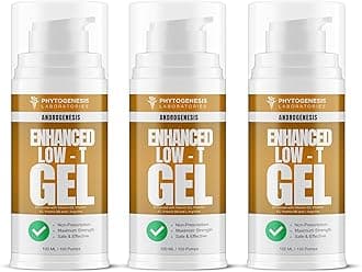 Enhanced Formula – Low T Support Gel – T Booster for Men – Muscle Recovery, Energy Booster, Healthy Aging – Now with Vitamins D3, K2, B6 and L-Arginine