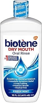 Oral Rinse Mouthwash for Dry Mouth, Breath Freshener and Dry Mouth Treatment, Fresh Mint - 16 fl oz