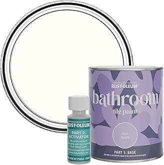 Rust-Oleum Pink Water-Resistant Bathroom Tile Paint In Matt - Sweet Nothing 750Ml