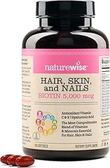 NatureWise Hair, Skin and Nails with Biotin and Hyaluronic Acid