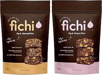 - Fichi Fig and Nut Bites, a Wholesome and Delicious Gluten-Free Italian Fruit and Nut Snack, 3.5oz Bags (Two Pack, Variety)