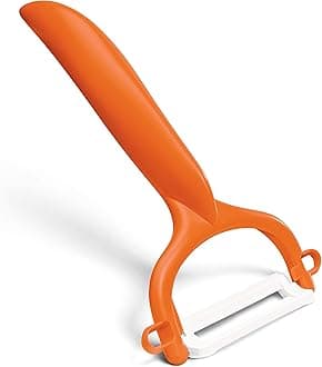 KYOCERA Ceramic Y Peeler, One Size, Orange