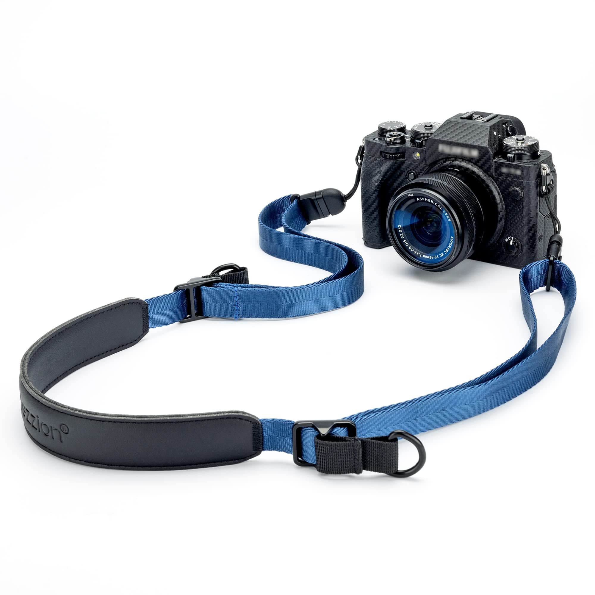 PROfezzion Camera Strap, Shoulder Neck Strap for Mirrorless Camera Comfortable Adjustable with Unique Safe Snap for Canon Nikon Sony Olympas Fujifilm etc (Arca-Type Quick Release Plate Include)