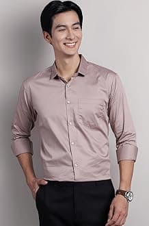 Slim Fit Satin Cotton Formal Shirt for Men