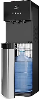 Avalon Bottom Loading Water Cooler Water Dispenser with BioGuard- 3 Temperature Settings - Hot, Cold & Room Water, Durable Stainless Steel Construction, Anti-Microbial Coating- UL Listed