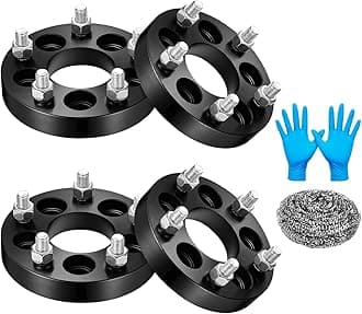 5x100mm to 5x114.3mm Wheel Spacers 1 inch Wheel Spacer Compatible with Chevy Toyota Pontiac, Forged 5 Lug Wheel Adapters M12x1.5 & 64.1 mm Hub Bore, Set of 4, Not Hubcentric