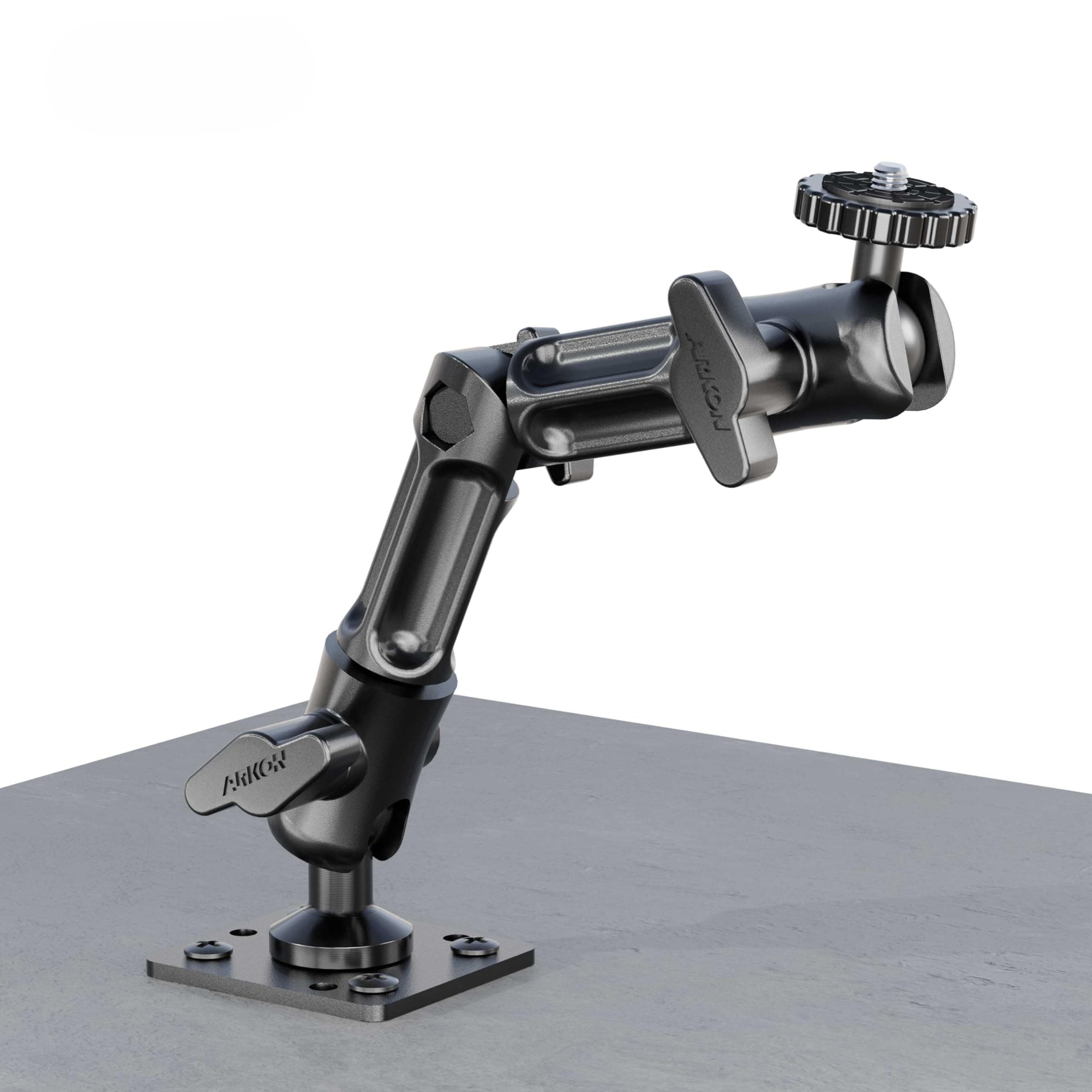 ARKON Mounts - Camera Wall Mount Robust Aluminum Construction Easy Installation Precision adjustments to capture any angle Great security camera mount for CCTV cameras, camcorders, and more
