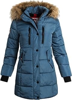 Girls Winter Coat - Long Length Heavyweight Wind & Water Resistant Insulated Quilted Puffer Parka Coat