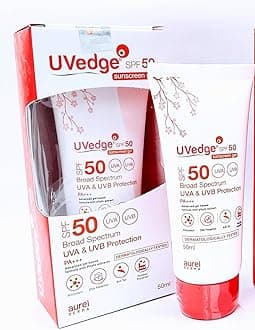 Uv Edge Spf 50 Sunscreen Gel For All Skin Type, 1 Count