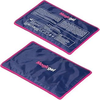 Premium Ice Packs - 2 Pack | 2 Reusable Gel Ice Packs (11.8" x 7.8") for Icing Injuries, Pain Relief, Cold Compress for Reducing Swelling | Flexible & Foldable