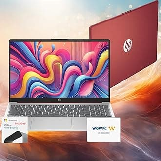 HP Go Slim 15.6" Laptop, 16GB RAM, 1.5TB Storage(512GB External SSD and 1TB Cloud Storage), Intel Quad-core Processor, Fast Wi-Fi 6, Upto 12 Hours Battery, Win 11 with Free 12-Month Microsoft Suite