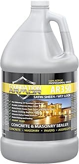 Armor AR350 Wet Look Concrete Machines and Machine Machines with Low Gloss Finish (1 GAL)