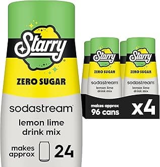 SodaStream® Starry® Zero Sugar Beverage Mix (440ml, Pack of 4) Packaging may vary