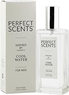 Fragrances, Inspired by Davidoff’s Cool Water, Men’s Eau de Toilette, CLEAN, Vegan, Paraben-Free, Phthalate-Free, Never Tested on Animals, 3.4 Fluid Ounces