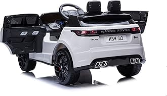 Kids Electric Ride-On Car,12V Licensed Land Rover with Remote Control,MP3 Player and Rocking Function for Ages 4-8