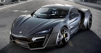 RAMPKD Lykan Hyper Sport Diecast Metal 1:32 Exclusive Alloy Metal Pull Back Die-cast Car Pullback Toy car with Openable Doors & Light, Music Boys Gifts Toys for Kids【Colors as Per Stock】(Design-30)