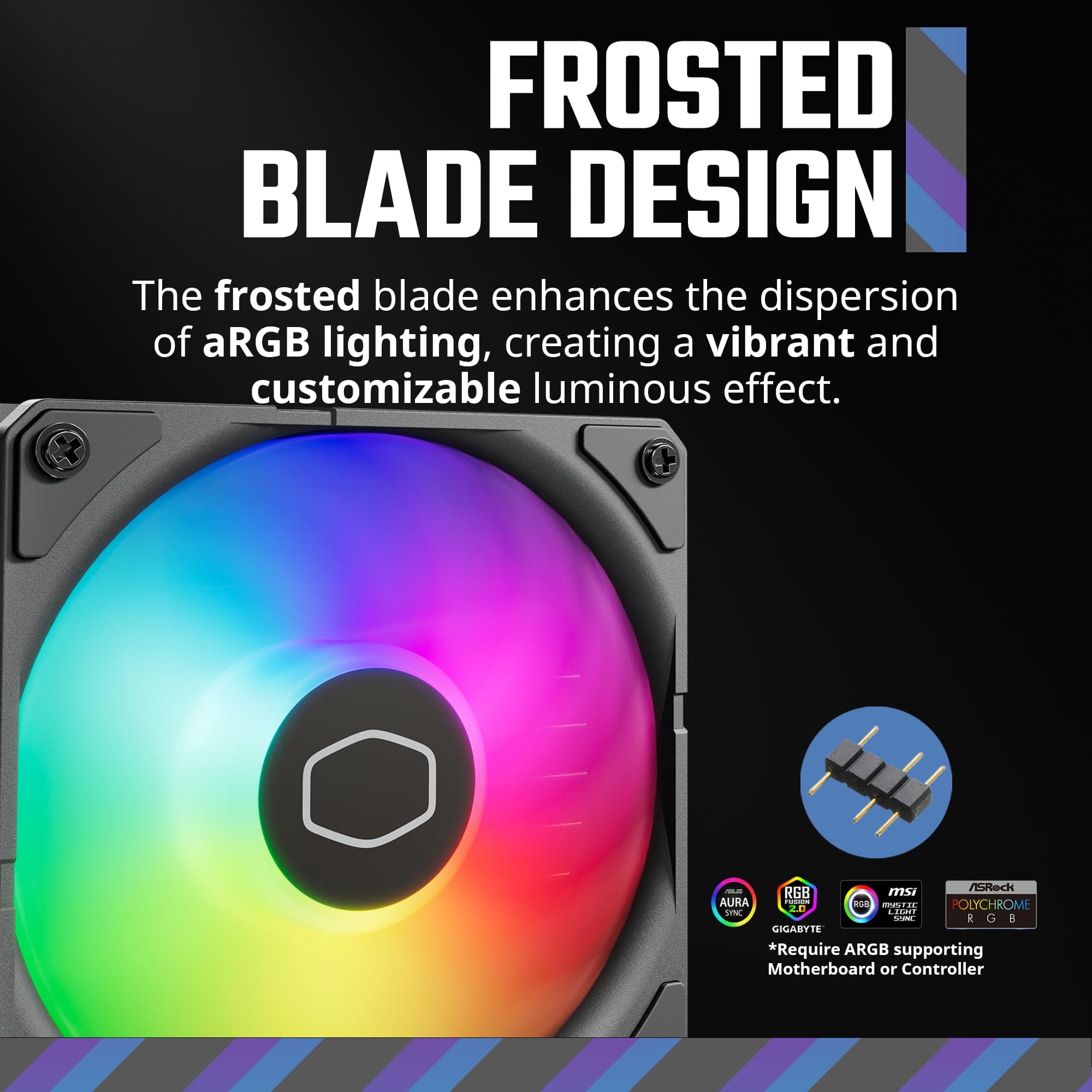 CoolerMaster MasterLiquid 360 Atmos ARGB Close-Loop AIO Liquid Cooler, Customize Pump, Sickleflow Edge PWM Fans, 360mm Radiator, CryoFuze, AMD Ryzen AM5/AM4, Intel LGA1700/1200 (MLX-D36M-A25PZ-R1)