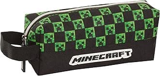 Minecraft Pencil Case Adults Kids Large Capacity Creeper Gaming Accessory Gamer Toiletries Bag