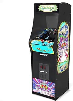 Arcade1Up GALAGA Deluxe Arcade Machine w/ 14 Classic Games, 17" Screen & WiFi Leaderboards - Indoor Tabletop Video Gaming