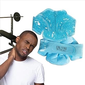 L'AUTRE PEAU USA Merchant | Hot/Cold Plush Neck & Shoulder Gel Bead Wrap | Freeze Therapeutics by | Relief for Tension, Headaches, Injuries, Swelling, Aches, Bruises, Muscle Pain, Strain & Stiffness