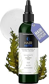 Ecklonia Cava Hair Serum - Growth Volumizer for All Hair Types, Flexible-Hold Styling Gel with MSM & Biotin for Women & Men, 4oz