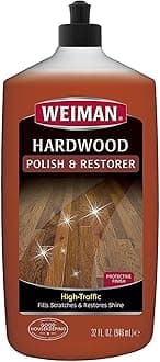 Wood Floor Polish and Restorer - 32 Ounce - High-Traffic Hardwood Floor, Natural Shine, Removes Scratches, Leaves Protective Layer (2)