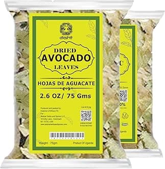 5.2oz Dried Avocado Leaves, Leaf Tea, Hojas De Aguacate Secas, 100% Natural Avocado Leaves, Non-GMO, Caffeine free, Vegan. by Akshit