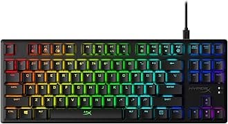 HyperX Alloy Origins Core – RGB Gaming Mechanical Keyboard, Tenkeyless, HyperX Red switches (US layout)