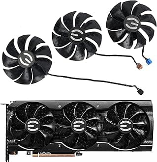 87mm T129215SU PLA09215S12H 12V 0.55A 4Pin Graphics Card Fan for EVGA RTX 3070 3080 3090 XC3 Black Gaming Graphics Card Fan