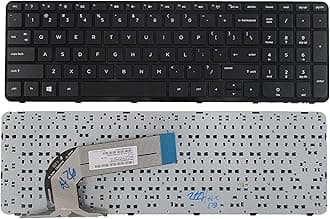 SUNMALL Keyboard Replacement with Frame Compatible with HP Pavilion 17-E 17-E000 17-e100 Serries Laptop Black US Layout
