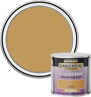 Rust-Oleum Universal Paint Metallic Gold 250ml, (RO1030401F1)