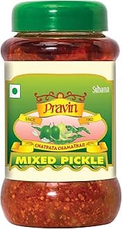 Pravin Mix Pickle/Achar 1kg (500g x 2) Jar