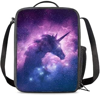 Galaxy Unicorn Lunch Box Insulated Meal Bag Lunch Bag Food Container School Travel Picnic