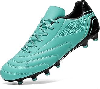 Soccer Shoes Mens Cleats Outdoor Professional Training Turf Football Boots Breathable Athletic Sneaker for AG/FG 6.5 US-11 US