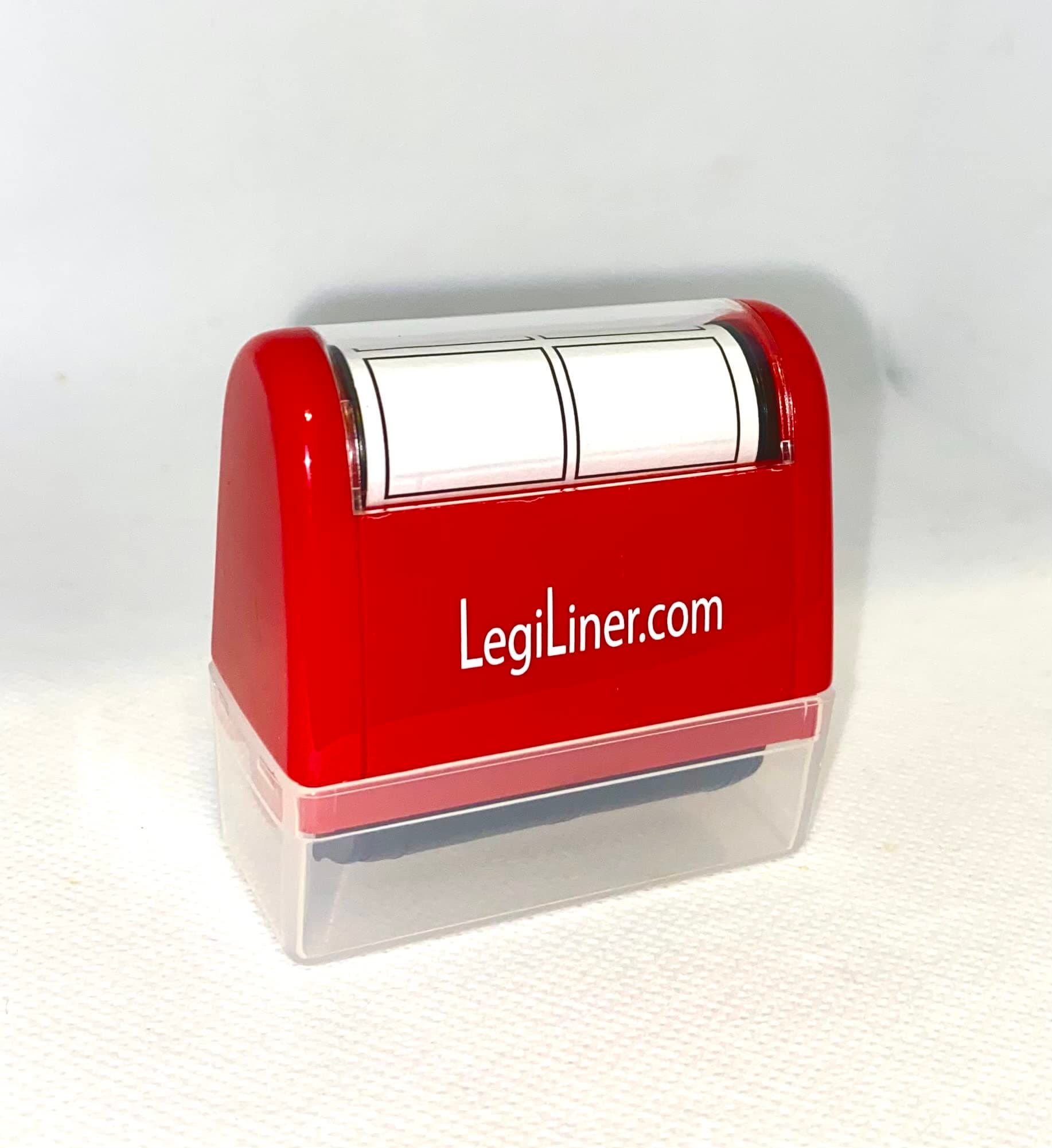 LEGILINER Boxes Teacher Stamp – Rectangle Rolling Ink Pattern for Handwriting & Math. Classroom & Home Use, Fractions. Refillable Ink Writing Practice Roller Stamp. (Double Row Boxes)