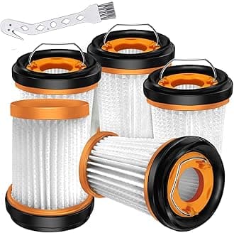 Wandvac Filter Replacement for Shark WV201 Wandvac Handheld Vacuum ion w1 cord-free wv200 WV201, WV205, WV220,Part # XHFWV200,5 Pack Filters