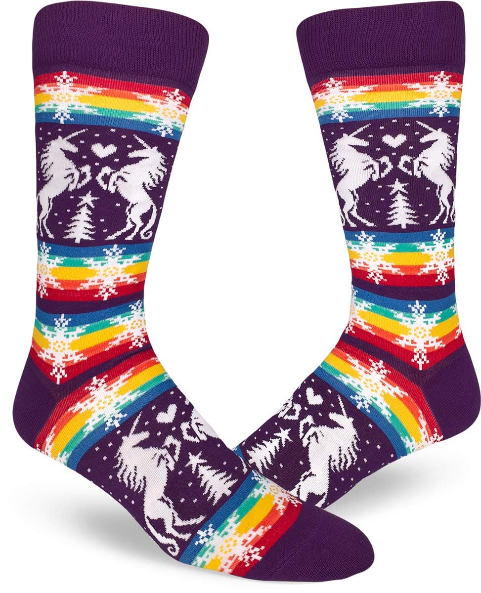 ModSocksMen's Rainbow Crew Socks