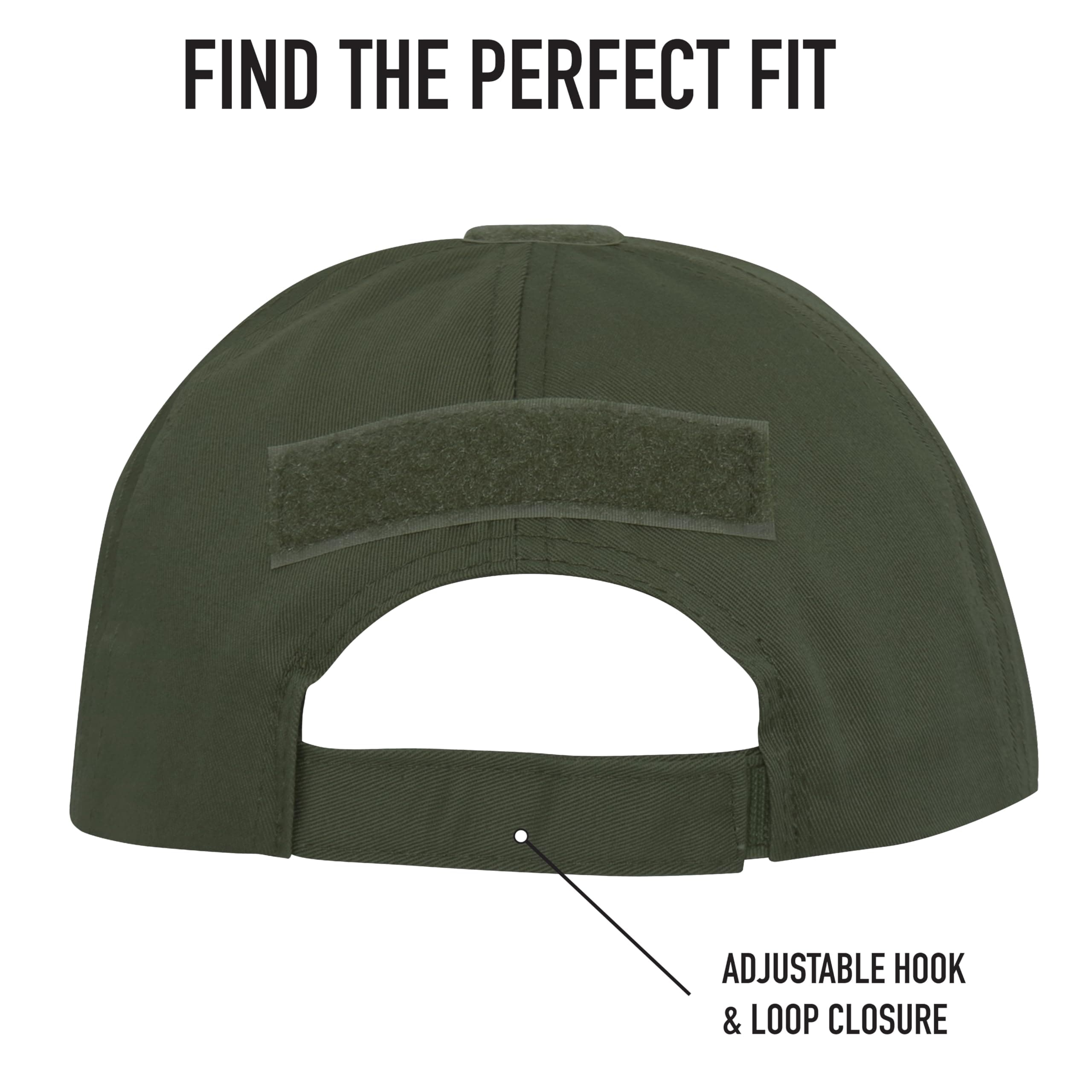 Rothco Tactical Operator Cap | Military Hat | Baseball Cap with Loop Field