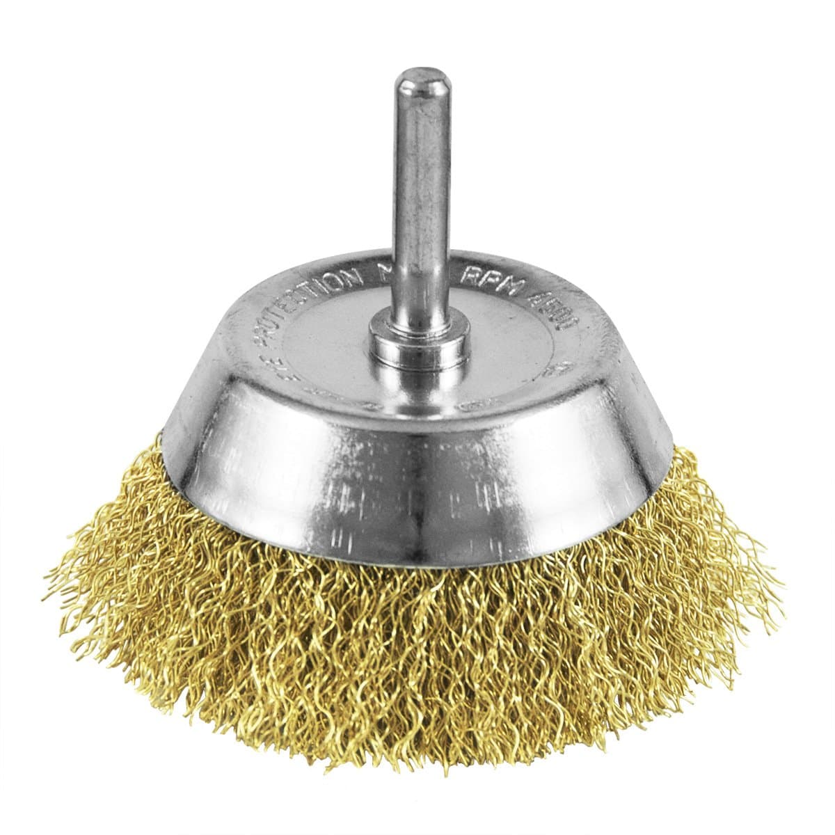 EAB Tool 2160409 3" Brass Fine Wire Cup Wire Brush - Recyclable,