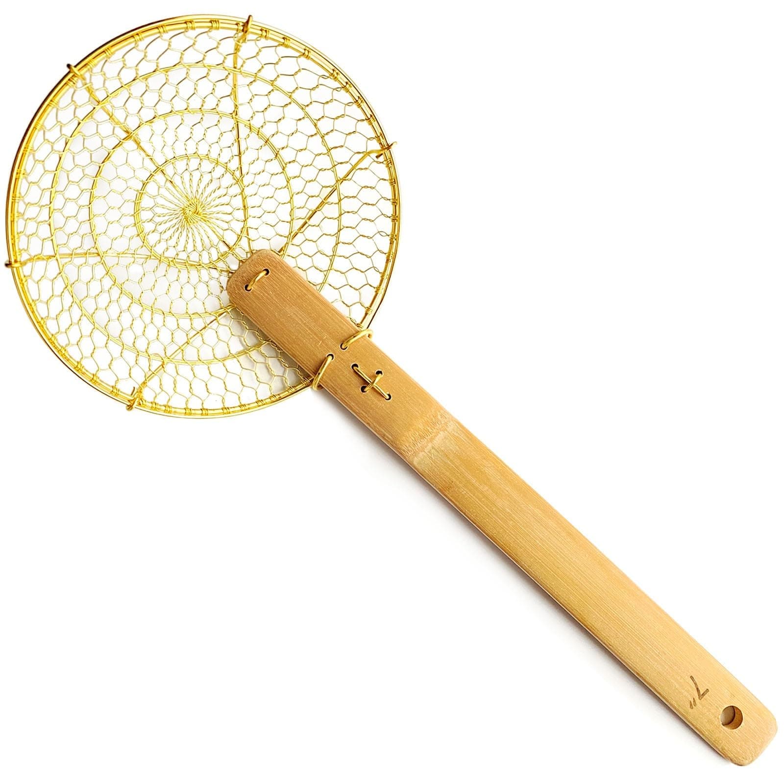 Round Brass Spider Strainer/Skimmer (7")