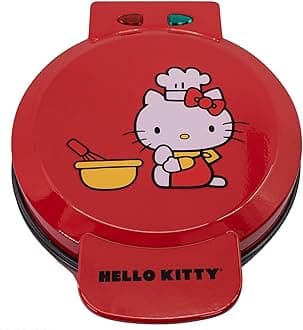 Hello Kitty Red Waffle Maker - Make Hello Kitty Waffles - Kitchen Appliance