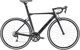 Carbon Road Bike, Warwinds3.0 700C Carbon Fiber Racing Bicycle with SORA 18 Speed Derailleur System and Double V Brake