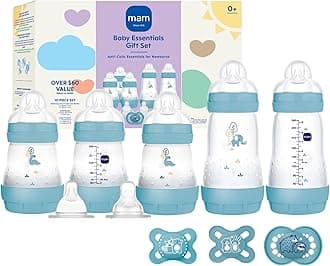 MAM Matte Essentials Gift Set, 10-Piece, Newborn, Boy