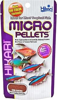 Tropical Fish Micro Pellets Nutritional Food for Smaller Mouth Fishes 80g Pack