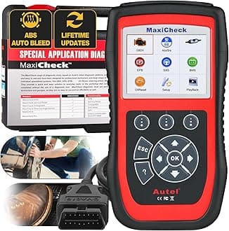 MaxiCheck PRO Auto Bleed Scan Tool for ABS Brake Bleeding, OBD2 ABS SRS Diagnostic Scanner, Oil Reset, BMS, EPB, Airbag, SAS Services for Specific Vehicles Up to 2015, Lifetime Free Updates