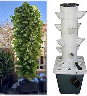 Hydroponics Growing System Kit Tower,Best Large Herb Garden Lettuce Tomato Vegetable Herb Outdoor Indoor Hydroponics Growing System